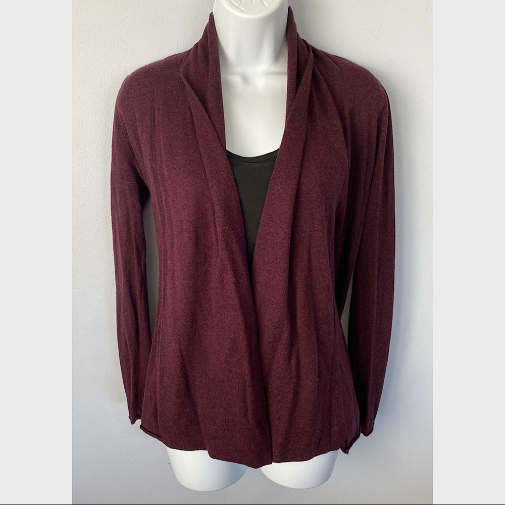 Burgundy Cardigan